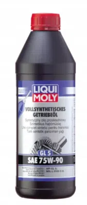 OLEJ LIQUI MOLY VOLLSYNTHETISCHES GETRIEBEOIL  75W90    1L   API GL5    PRZEKLADNIOWY SYNTETYK 1L LIQUI MOLY