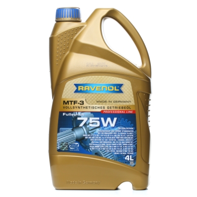 OLEJ RAVENOL MTF-3 75W 4L JWS2271 BMW MTF LT-3 G 052 512 A2 G 055 512 A2 G 060 726 A2 BOT 303 MB 235.10 TOYOTA 4L RAVENOL  RAV