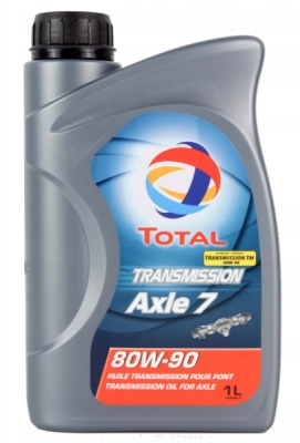 OLEJ TOTAL- TRANSMISSION AXLE 7  80W90    1L   API:GL-5  MAN 342 TYP M1 ZF TE-ML 12E, 17B, 19B 1L TOTAL  TOT