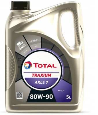 OLEJ TOTAL- TRANSMISSION AXLE 7  80W90    5L   API:GL-5  MAN 342 TYP M1 ZF TE-ML 12E, 17B, 19B 5L TOTAL  TOT