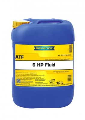 OLEJ RAVENOL ATF 6 HP FLUID 10L VW G 055 005 A1/A2/A6 BMW 83220144137 6HP26 6HP19 ZF S671 090 252 ATF 2 6HP 10L RAVENOL  RAV1