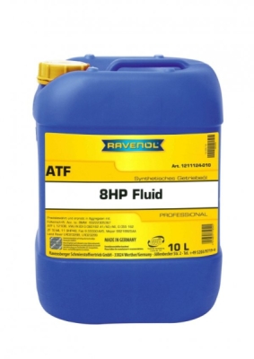 OLEJ RAVENOL ATF 8 HP FLUID 10L VW G 060 162 A1/A2/A6, ZF S671 090 312, ATF 8HP, 6HP, 8HP55, ATF 3+, 68157995AB 10L RAVENOL  RAV1