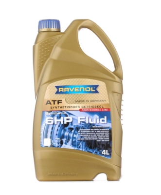 OLEJ RAVENOL ATF 6 HP FLUID 4L VW G 055 005 A1/A2/A6, BMW 83220144137, 6HP26, 6HP19, ZF S671 090 252, ATF 2, 6HP 4L RAVENOL  RAV