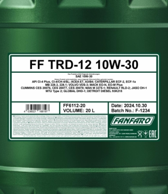 FANFARO TRD-12 10W-30 20L