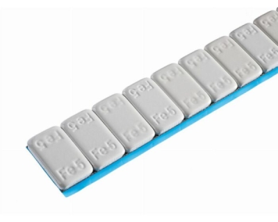 ALU SLIM - ECO 12 x 5 g självhäftande balanseringsvikter – grå