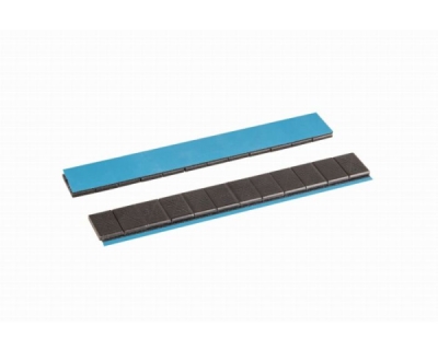 Självhäftande balanseringsvikter INVENTO ALU SLIM – FE 12 x 5 g – svart