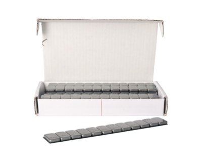 Självhäftande balanseringsvikter INVENTO ALU SLIM ECO 12 x 5 g – Grafitgrå, 20 st.