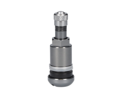 Gray screw-in valve for rims, aluminum MS525 43