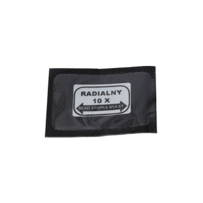 Radialreparationslapp, 62x83 mm X10