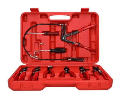 Hose clamp pliers set, 10 pcs.