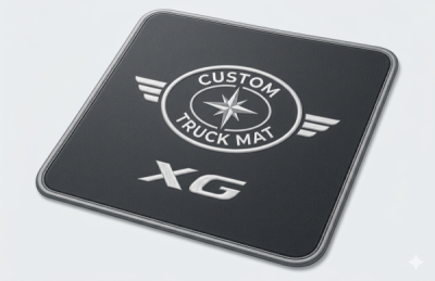 Lastbilsmatta – Custom med egen logotyp