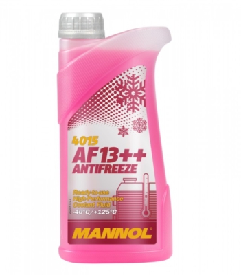 Mannol AF13++ kølervæske, Rød 1 liter (færdigblandet -40gr)