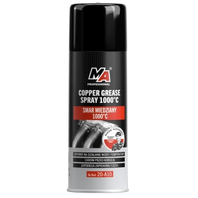 Kobberbaseret smøremiddel spray 400 ml – op til 1000°C (MA Professional)