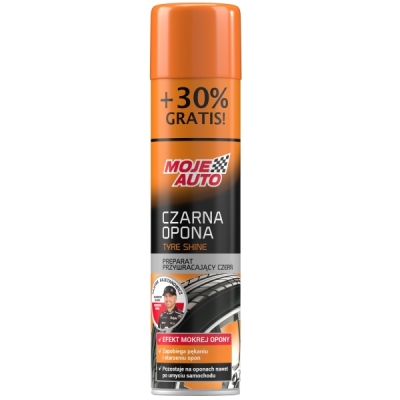 MOJE AUTO Dæk Pleje Shine – 520 ml (400 ml + 30% gratis)