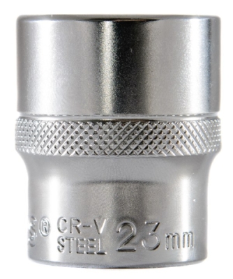 1/2" Sokkel – 23 mm, 6-kants (6-point)
