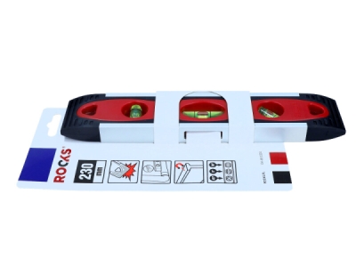 ROOKS OK-06.0320 magnetisk vaterpas – V-type, 225 mm