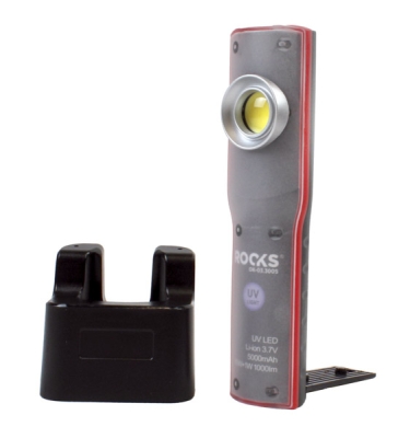 Inspektions-UV-lampe COB LED, 10 W + UV, 1000 lm