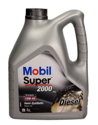 Mobil Super 10W-40 Diesel Motorolie – 4 L, VW 501.01 / 505.00, API SL