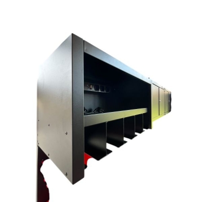 RMS Hanging Service Cabinet til El-værktøj – Sort, 67,5 × 46,5 × 35 cm