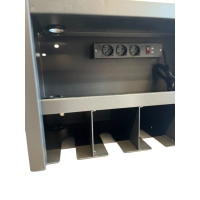 RMS Hanging Service Cabinet til El-værktøj – Sort, 67,5 × 46,5 × 35 cm