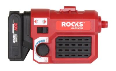 AQ-ONE 20V Fleksibel Mini Universal Grinder – 5.000–33.000 rpm, inkl. 2 Ah batteri