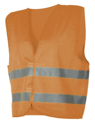 Refleksvest Orange, størrelse L/XL