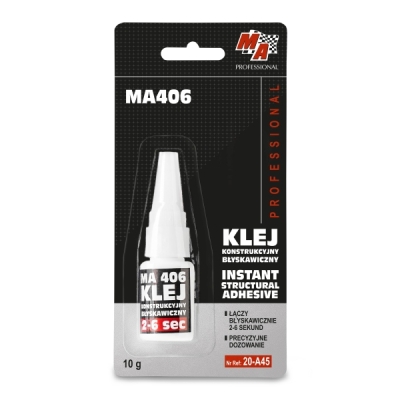 MA 406 Professional lynhurtigt cyanoacrylatlim 10 g