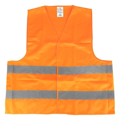 Advarselsvest XXL, Orange – certificeret høj synlighed