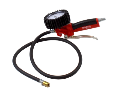 ROOKS OK-04.1137 Inflationspistol med 80 mm manometer – 10 bar