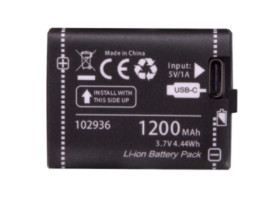 Li-Po Batteri til Hybrid Hovedlampe (OK-03.3033) – 3,7 V, 1200 mAh
