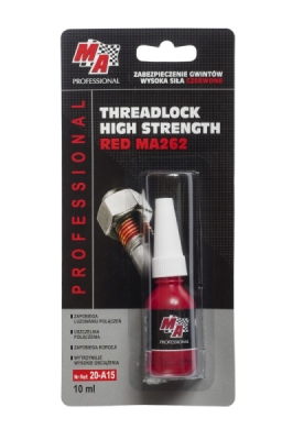 Trådsikringsmiddel stærk, rød, 10 ml – MA262 (blister)