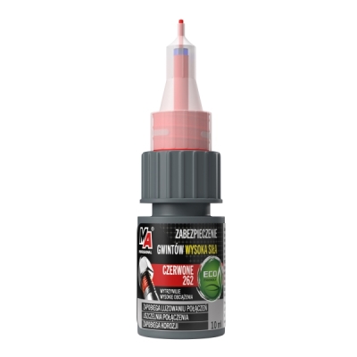 Stærkt gevindlåsemiddel, rød, 10 ml (MA262)
