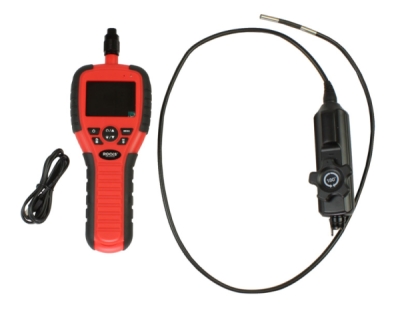 Inspektionskamera med bevægeligt hoved 6 mm – 0,8 m kabel, 2,7" skærm og IP67