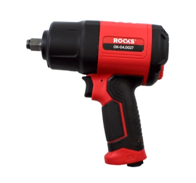 RØOKS pneumatisk slagnøgle 1/2" – 1750 Nm, indstillingsmoment 850–1150 Nm