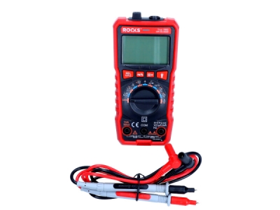 Rooks True RMS Digital Multimeter med NCV & lommelygte (op til 600V)