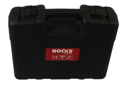 ROOKS Varmepistol – 2000 W, justerbar temperatur 50–600°C og luftmængde 250–500 l/min