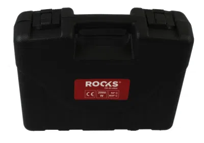 ROOKS Varmepistol – 2000 W, justerbar temperatur 50–600°C og luftmængde 250–500 l/min