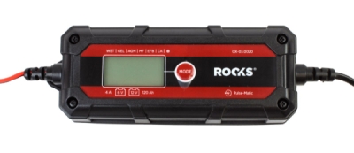 Smart batterilader 6/12V – 4A (max 120Ah) med intelligent 10-trins opladning