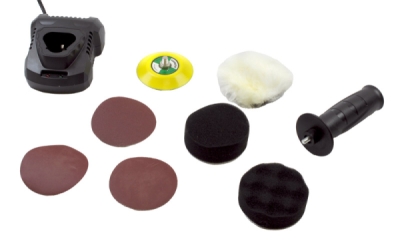 AQ-12 Trådløs sliber- og polermaskine 10,8 V Li-ion – 75 mm (0-2800/0-8300 o/min)
