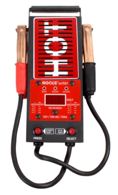 Digital batteritester 12V – 100A belastning, 200–1000 CCA, 120Ah
