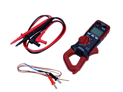 Rooks T-RMS Multimeter med tang (NCV) og LED-lommelygte, op til 600V