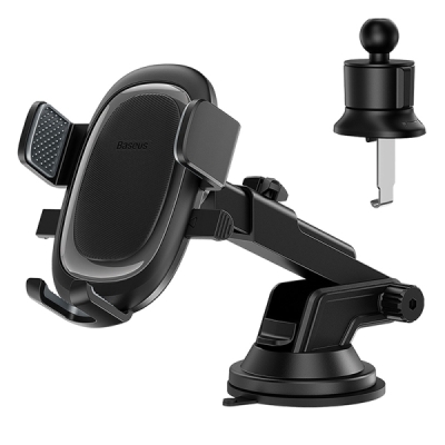 Baseus UltraControl Pro telefonholder til bil (sort)