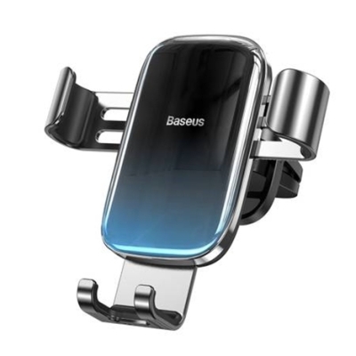 Glaze mobilholder til bil med gravitationslås – Sort