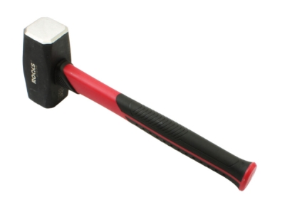 Fiber Strong 3 kg hammer med dobbelt blad (lang skaft)