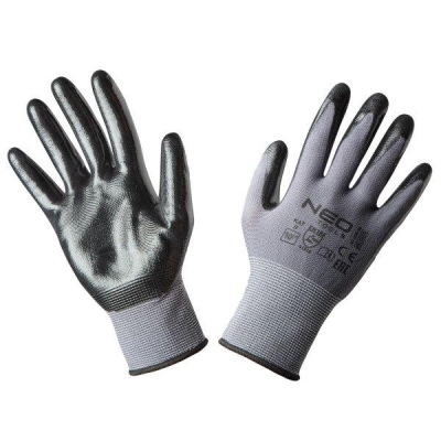 Neo Gloves Arbejdshandsker i nitrilbelagt nylon – model 4131X, str. 10