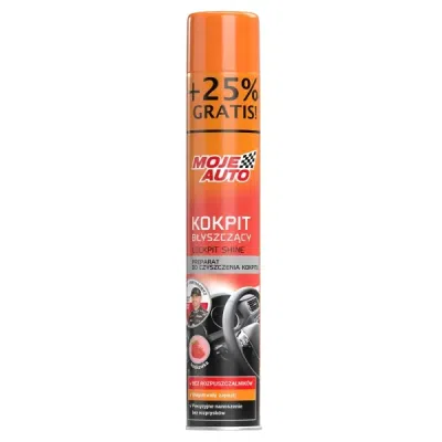 Glossy Cockpit Strawberry Rengørings- & Plejespray 600 ml (25% ekstra)