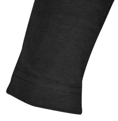 Langærmet T-shirt i bomuld – Sort – str. XXL