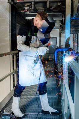 Svejsesko-beskyttere i komæderlæder (EN ISO 11611, Klasse 2A1)
