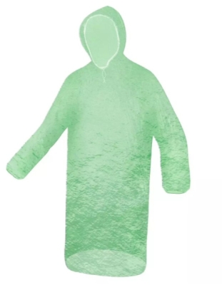 Mackintosh regnjakke med hætte – one size, 60 g