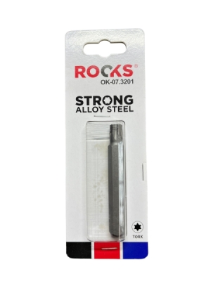 Long bit 10 mm (3/8") TORX T50 – 75 mm S2 stål
